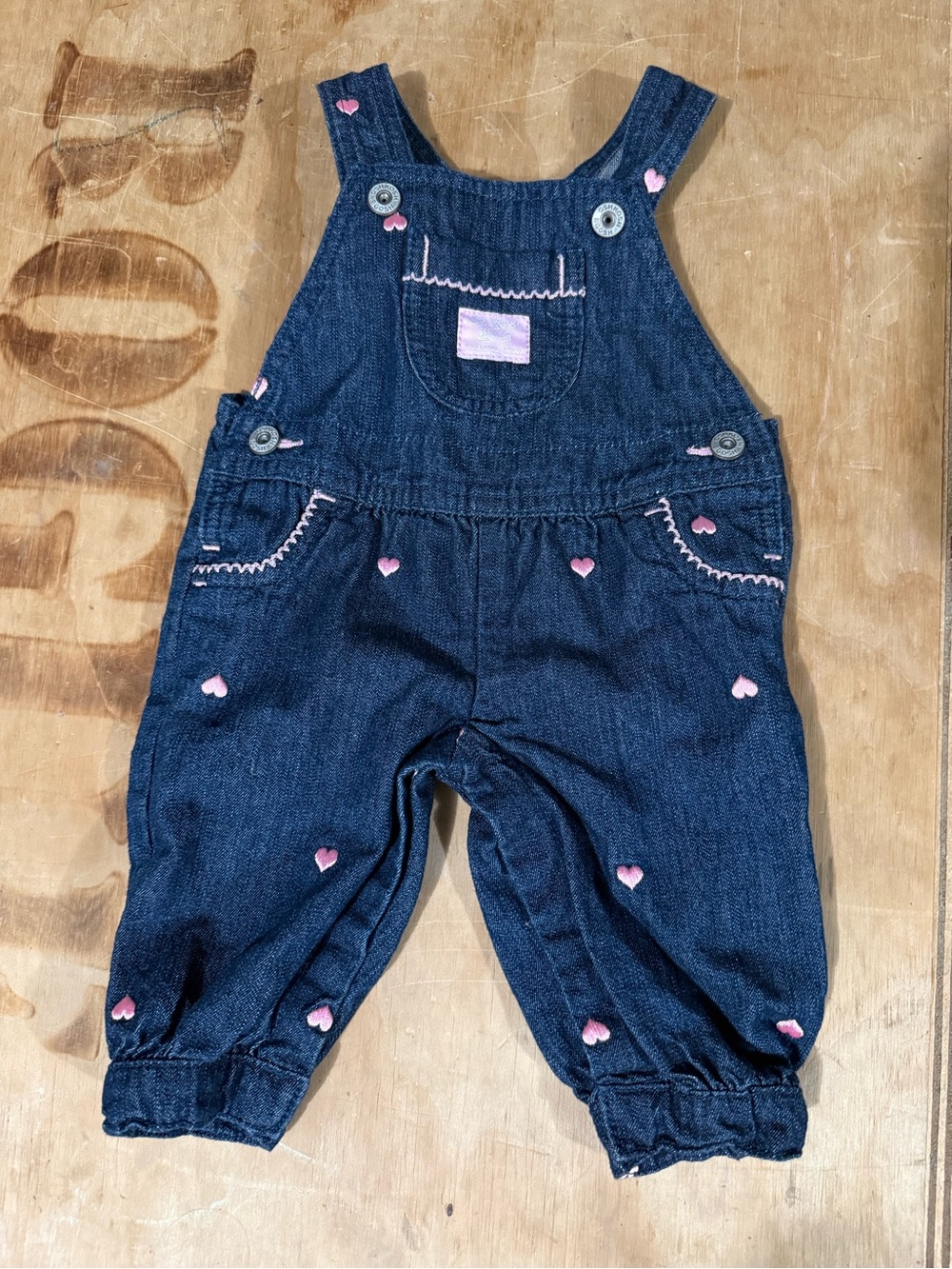 OshKosh B’gosh Baby Overalls w/ hearts